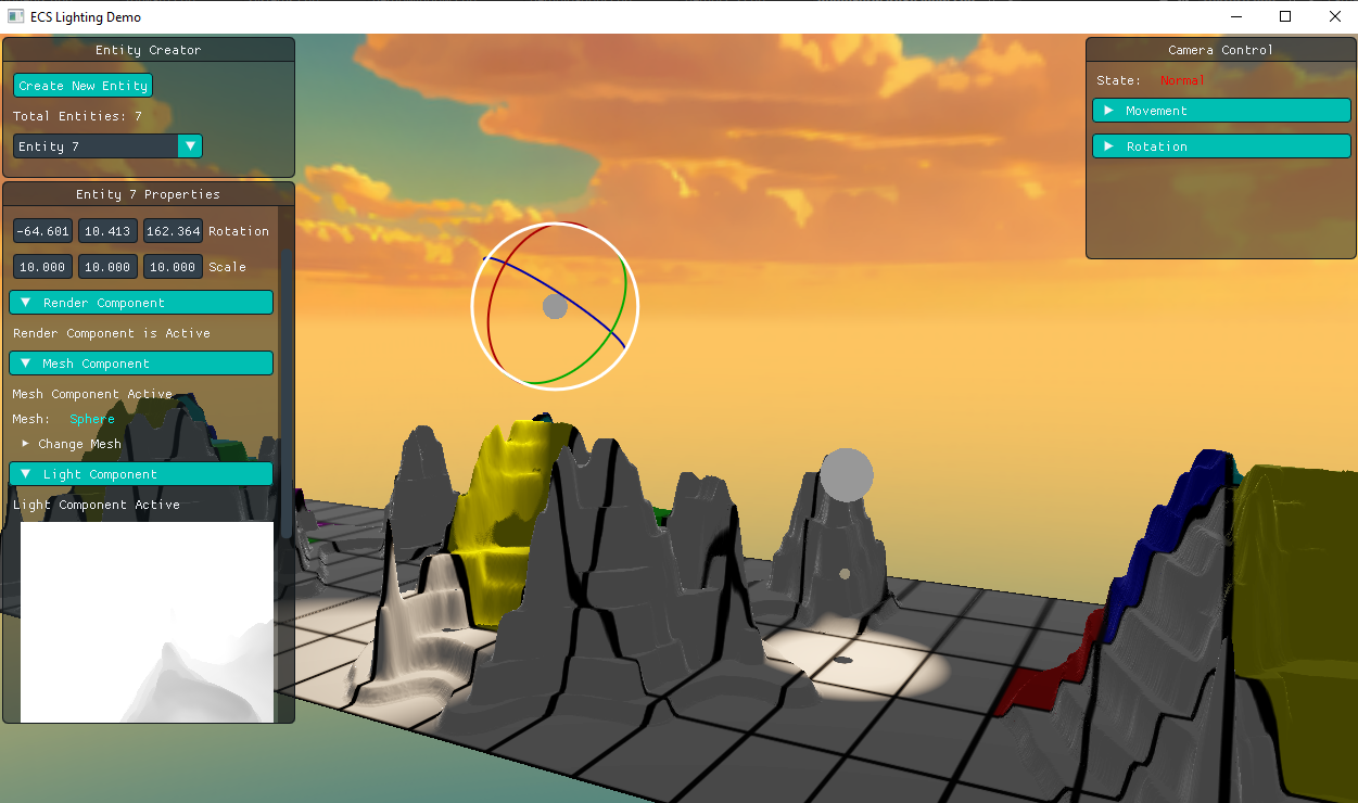 Lighting and Shadows Example