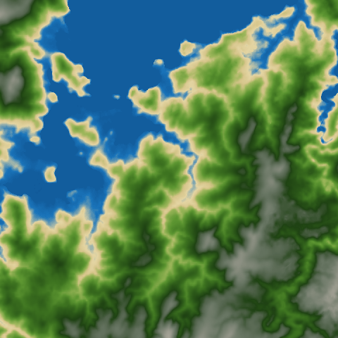 Example generated terrain texture