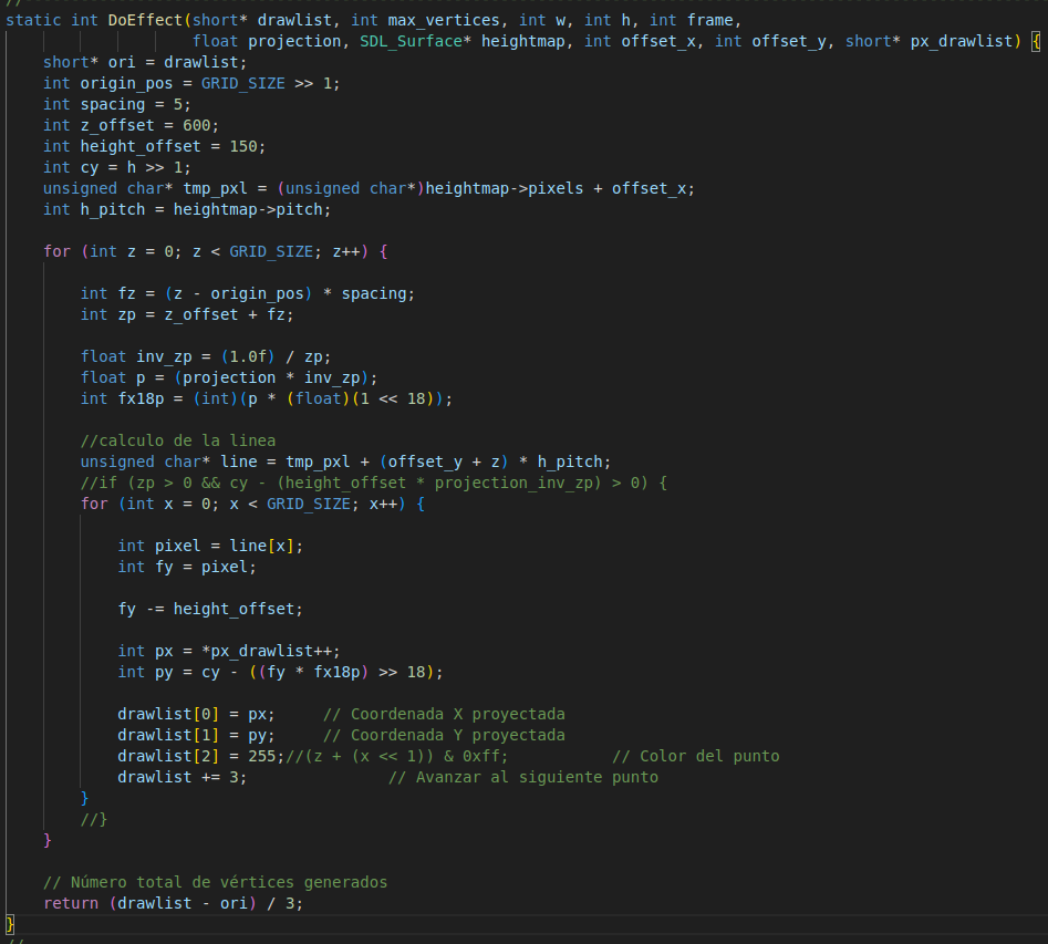 Perspective landscape (code)